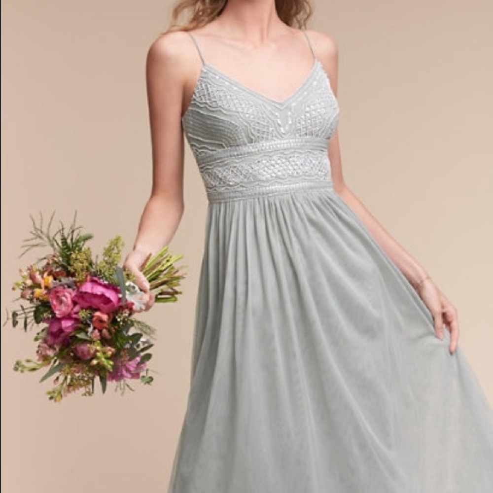 Adrianna Papell Aida Dress in Morning Mist